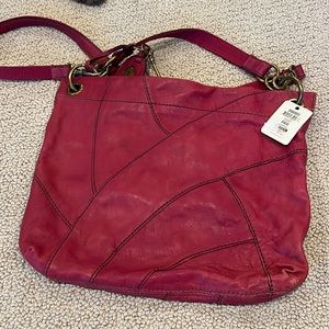 Fossil hobo bag two handles brand new with tags never used